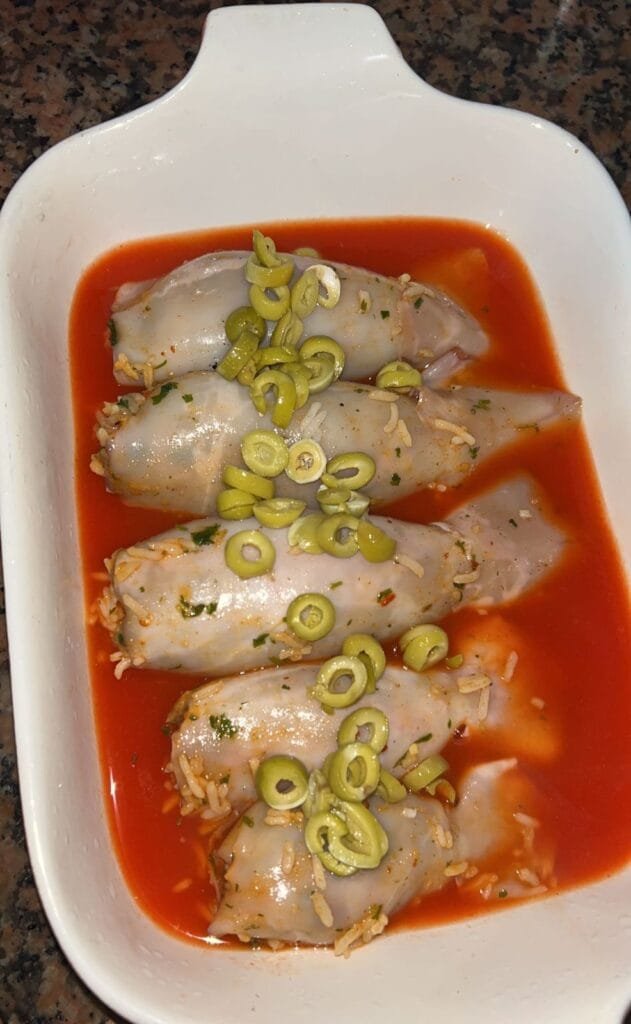 Crispy Stuffed Calamari