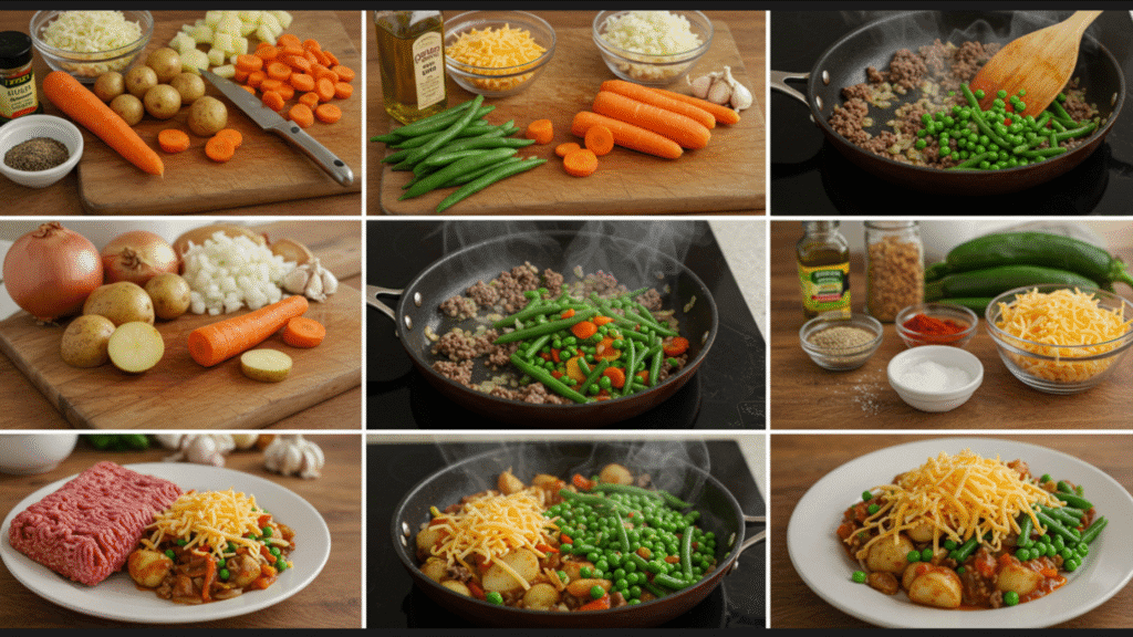 This Nostalgic One-Pan Supper brings back the flavors of comfort and simplicity we all crave. Packed with wholesome ingredients and cooked in a single skillet, it’s the kind of meal that warms both the kitchen and the soul. Easy to prepare, minimal cleanup, and bursting with nostalgia—perfect for busy nights or when you just want a taste of home.