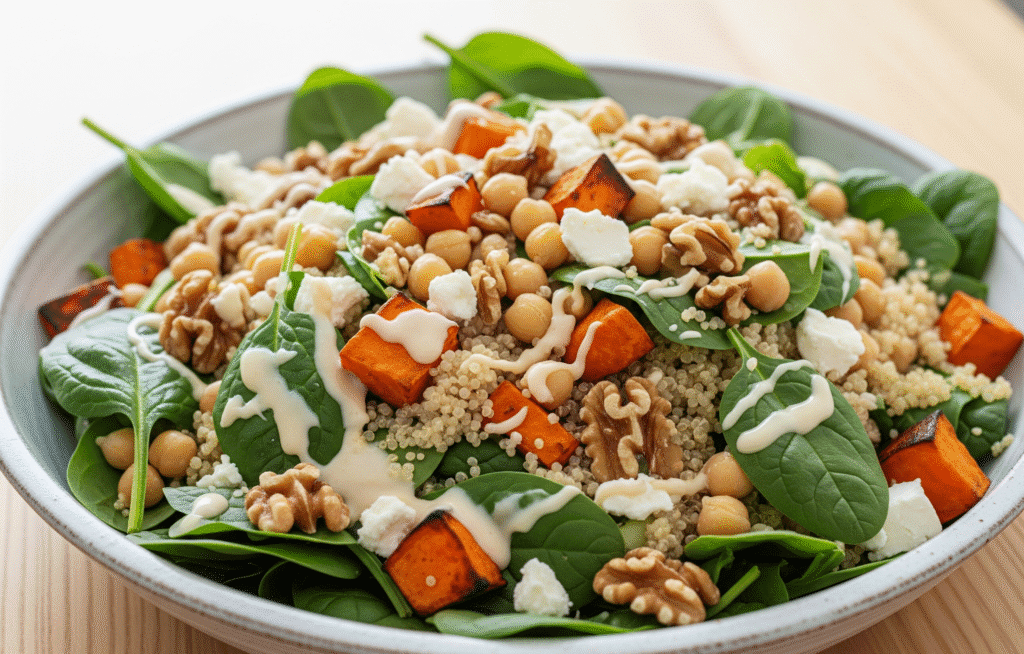 Quinoa Spinach Power Salad