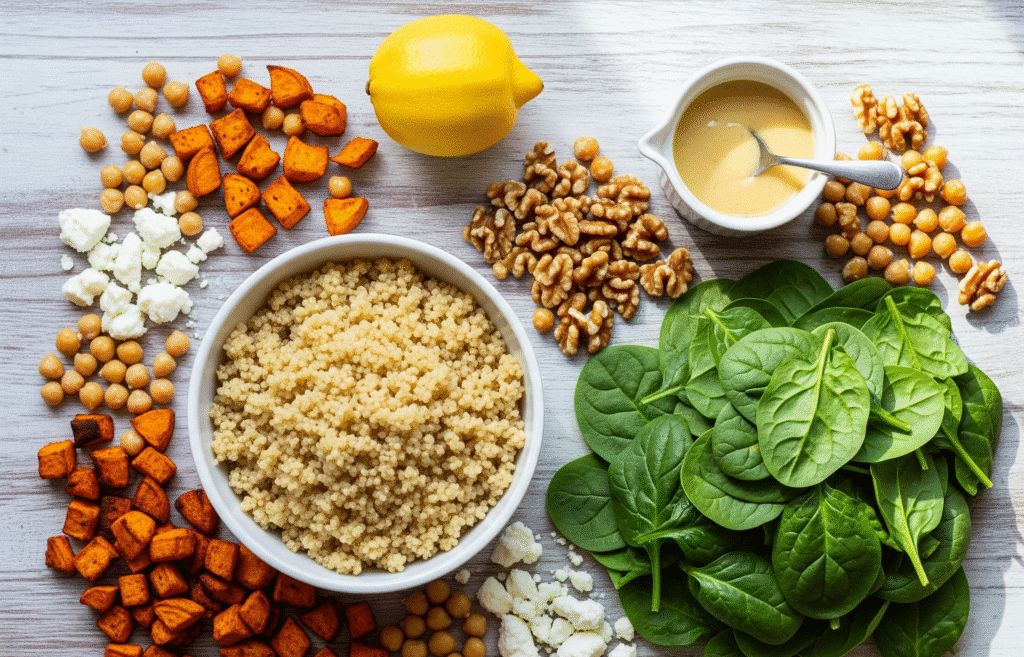 Quinoa Spinach Power Salad