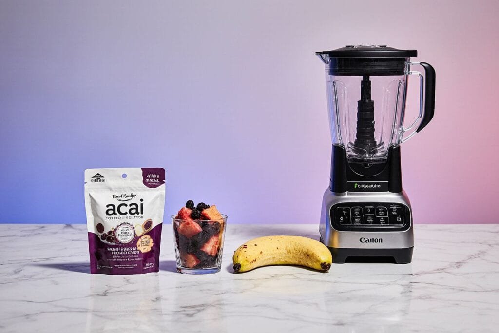 Step by step Acai Bowl + Dragonfruit