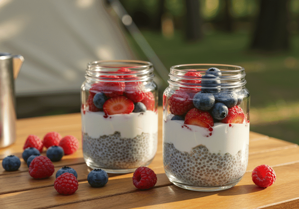 Berry Chia Seed Parfaits