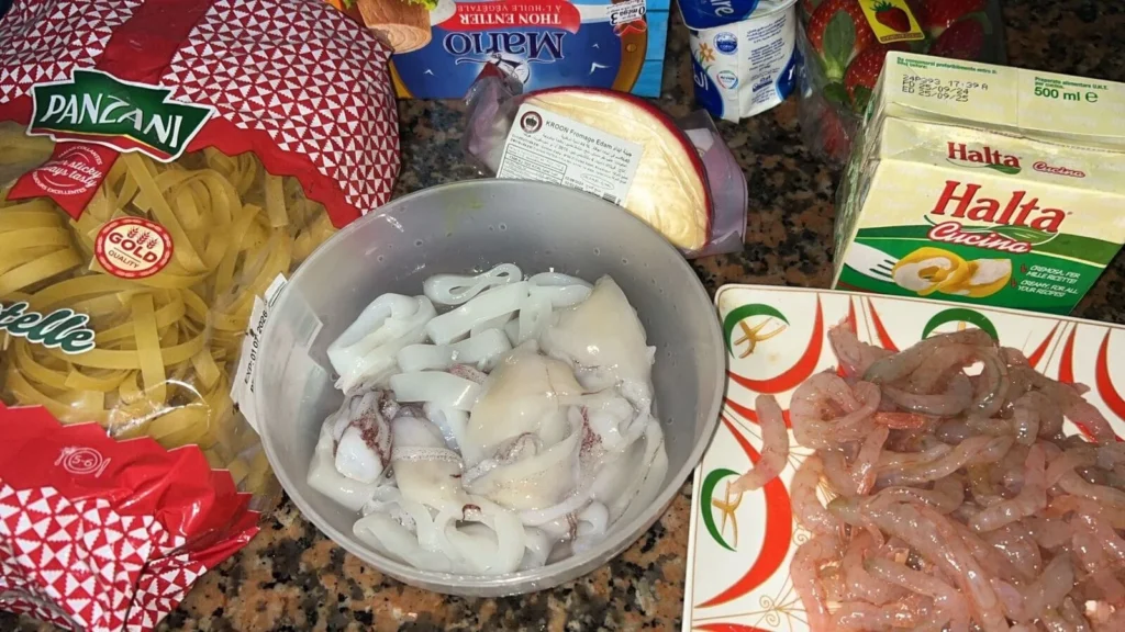 Creamy Garlic Shrimp Pasta