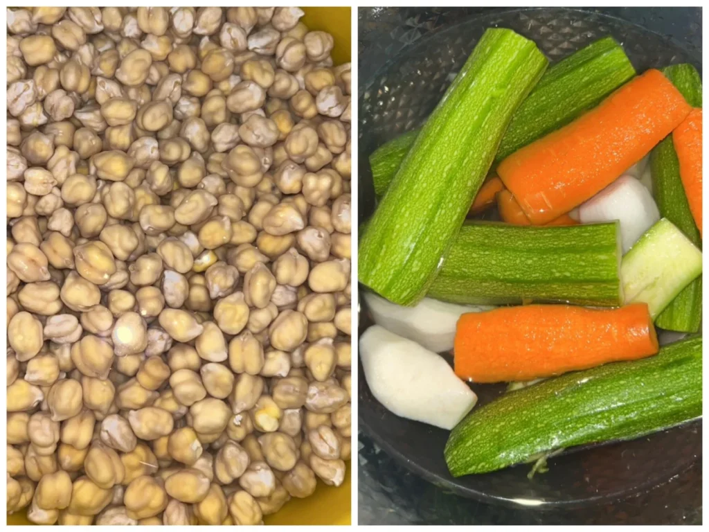 Moroccan Couscous ingradiants